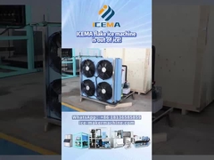 플레이크 아이스 기계 탈빙 진행 중