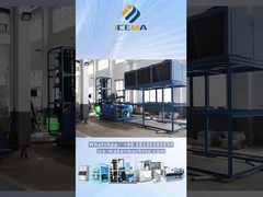 15톤의 튜브 아이스 머신 디스플레이