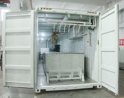 신선한 해산물 판매 얼음 어업을 위한 자동적인 콘테이너 제빙기 220V 380V 410V 415V 440V 460V