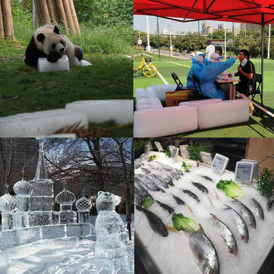 25T/24H 염수 냉각 블록 제빙기 산업용 염수