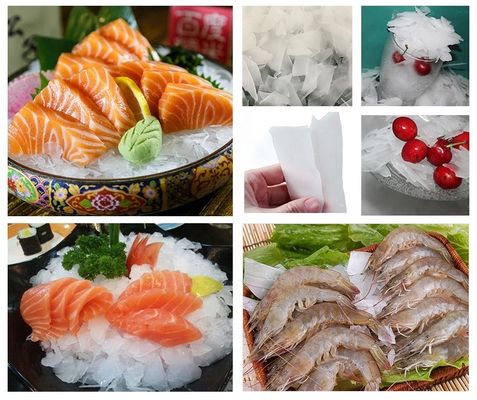 산업 민물 조각 제빙기 기계 직접적인 냉각 5 톤