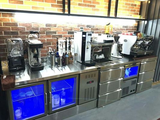 200L 작업대 냉장고 R134A 공냉식 작업대 냉장고