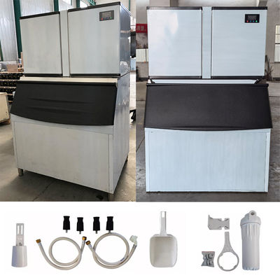1000KG/24H 상업적인 아이스 큐브 기계 3000W 경양식점/대중음식점/호텔을 위한 1 톤