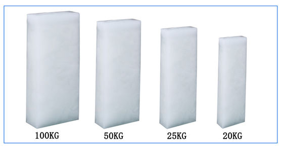 500kg/day-50t/day 공기 냉각 콘덴세이션으로 자동 소금 덩어리 얼음 기계
