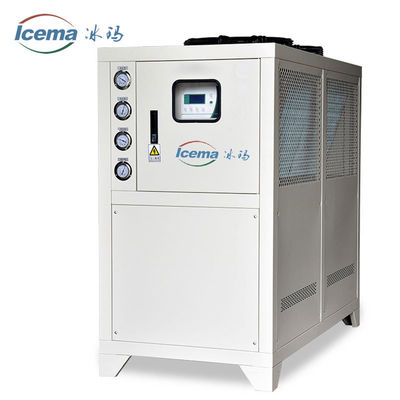 산업용용으로 작동하기 쉬운 10HP 자동 공기 냉각 물 냉장고