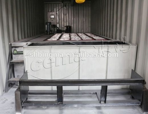 2000 KG 공기 냉각 컨테이너 블록 얼음 기계 높은 생산성과 경쟁력을 위해