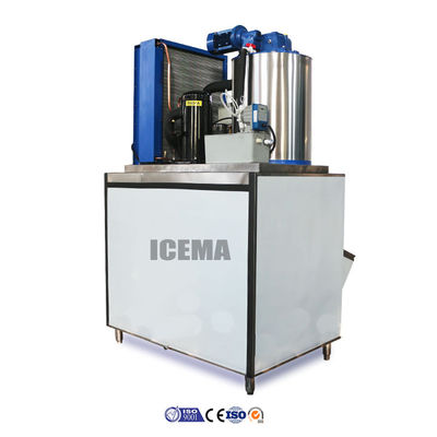 상업용 ICEMA 1T 2.1kw 냉각 용량 산업 플레이크 아이스 머신