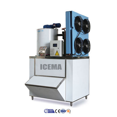 상업용 ICEMA 1T 2.1kw 냉각 용량 산업 플레이크 아이스 머신