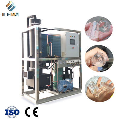 좋은 가격 레스토랑용 산업용 튜브 얼음 만드는 기계 1T 5T 10T 조작 용이 220V/380V 온라인으로