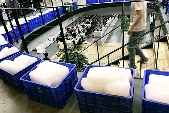 600KG 에너지 광산 운영을 위한 맞춤형 산업용 얼음 블록 얼음 만드는 기계
