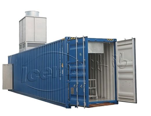 좋은 가격 RefComp 압축기 31.25KW 8T 컨테이너 블록 얼음 기계 온라인으로