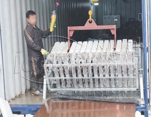 RefComp 압축기 31.25KW 8T 컨테이너 블록 얼음 기계