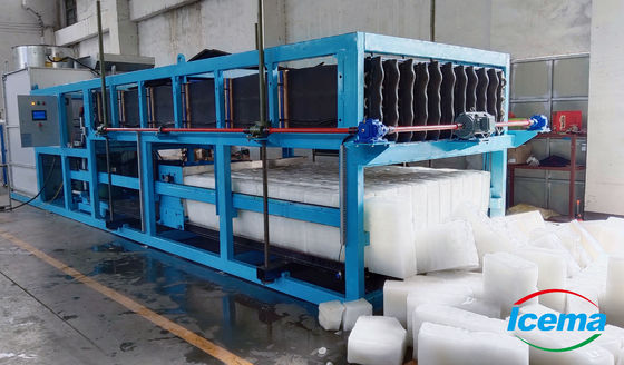 공기/물 냉각 20톤 블록 얼음 제조 기계 맞춤형 산업 얼음 85.5KW