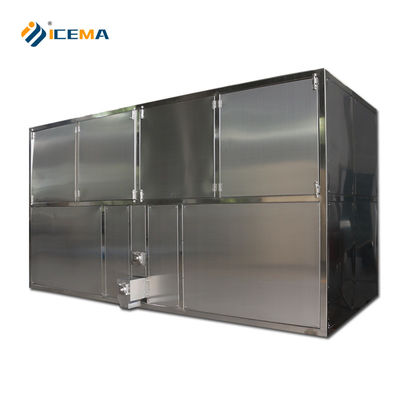 350KG 얼음 저장 용량 5T/24H 제조용 산업 얼음 큐브 메이커 기계