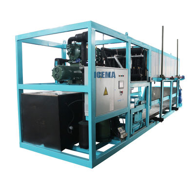 85kW 냉각 용량 12000 KG 산업용 얼음 블록 제조 기계