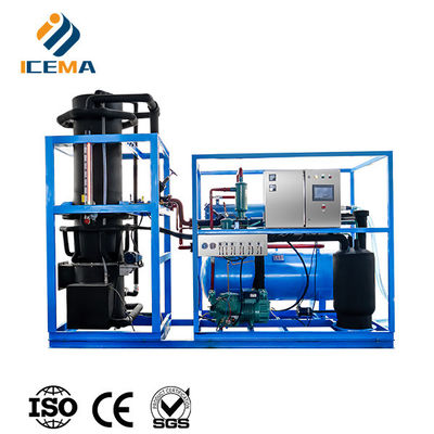 ICEMA 튜브 얼음 만드는 기계 사용자 정의 가능한 매일 출력 1T-30T 판매에 적합 얼음 바 호텔은 포장 기계와 함께 제공 될 수 있습니다 얼음 봉지