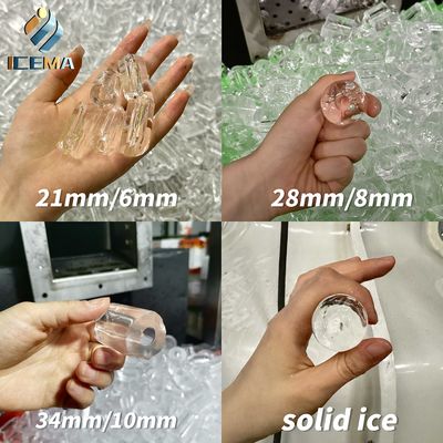ICEMA 튜브 얼음 만드는 기계 사용자 정의 가능한 매일 출력 1T-30T 판매에 적합 얼음 바 호텔은 포장 기계와 함께 제공 될 수 있습니다 얼음 봉지