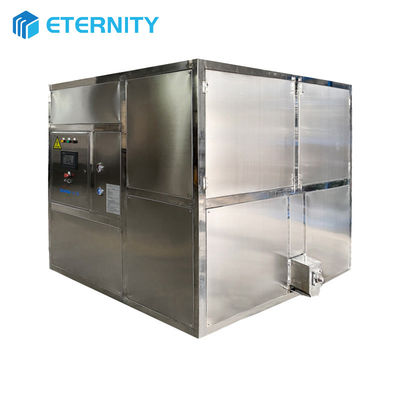 주문 PU 단열 3000kg 산업용 얼음 큐브 제조 기계 상업용 애플리케이션 online manufacture