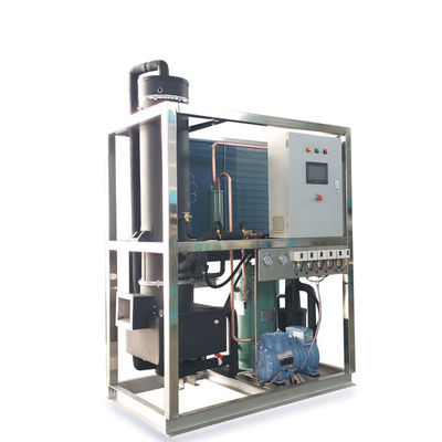 주문 Automatic 1T/24H Large Tube Ice Machine with SUS304 Stainless Steel and R404 Refrigerant for Commercial Use online manufacture