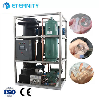 주문 Industrial Tube Ice Machine with 304 Stainless Steel Construction High Efficiency and Easy Operating for Food & Beverage Factory online manufacture