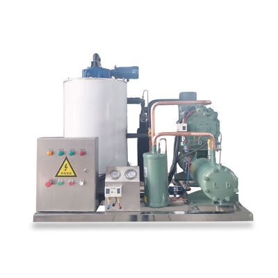 주문 자동적인 바닷물 조각 제빙기 음식 양어장을 위해 상업 1 톤 online manufacture