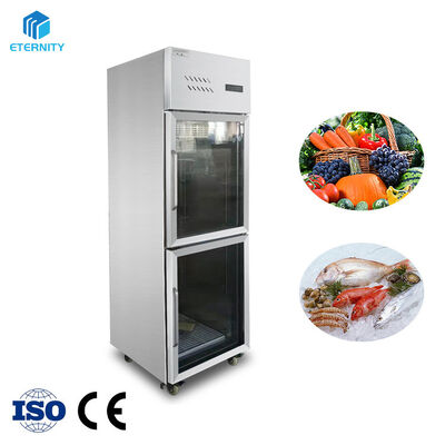주문 0-8 정도 2 문 강직한 냉장고 냉장고 나란히 스테인리스 대중음식점을 위한 400 리터 online manufacture