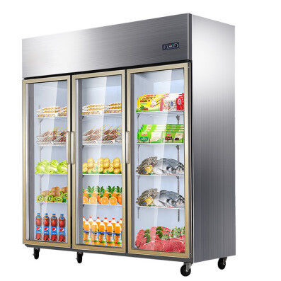 주문 대중음식점 상업적인 스테인리스 강직한 냉장고 1350L online manufacture