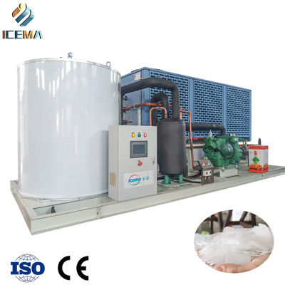 좋은 가격 가득 차있는 자동적인 25T/H 담수 조각 제빙기 380V 온라인으로