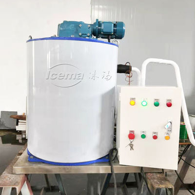 좋은 가격 상업적인 바닷물 조각 제빙기 1 톤 400kg 380V 온라인으로