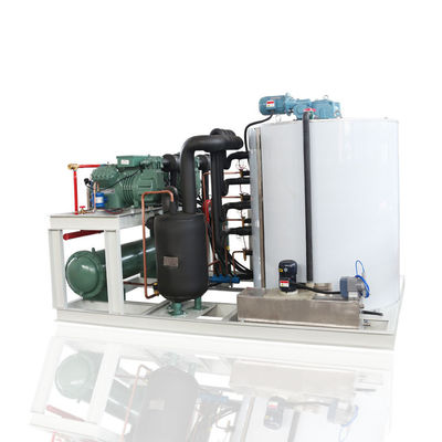 좋은 가격 상업적인 10 톤 바닷물 조각 제빙기 32kw ​​380V 온라인으로