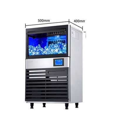 좋은 가격 효율적인 산업용 얼음 큐브 제작기 스테인리스 스틸 40kg/24h 얼음 제조 용량 온라인으로