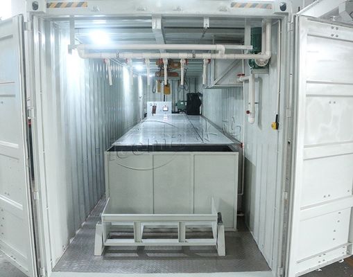 좋은 가격 식품점 산업용 컨테이너 블록 얼음 제조기 얼음 무게 25kg 50kg 100kg 소비 온라인으로